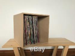 10 x Handmade Vinyl Storage Crate/Box 12 LP Vinyl Record Album Modern