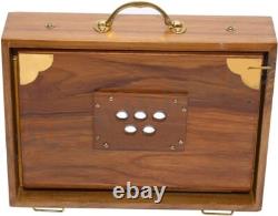 12 Teak Wood Shruti Box, Musical Instrument Shruti Box with Bag, 432Hz Tuned