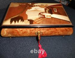 18 Note Sorrentino Wood Inlay Music Box