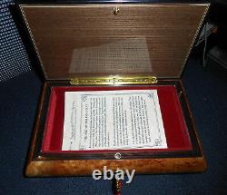 18 Note Sorrentino Wood Inlay Music Box