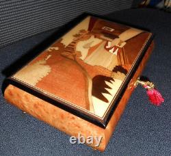 18 Note Sorrentino Wood Inlay Music Box