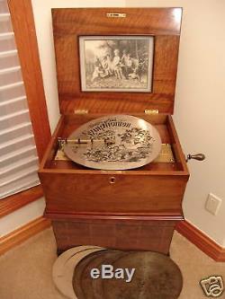 1890 Symphonian 15 Disc Music Box Restored The Best