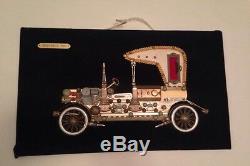 1909 Rolls Royce-Custom Folk Motor Car Wall Art-Sewing & Lador Music Box Parts