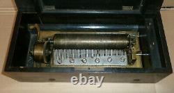 19th Century Faux Coromadel Cylinder Musical Box Probaby by Etouffoirs en Acier