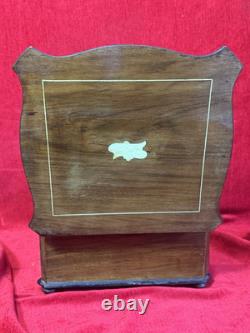 19th Century Music Cylinder Polyphon Swiss Victorian Inlaid Music Box Circa 1870