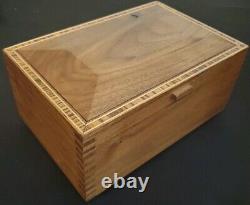 30 Note RHYMES Music Jewelry Box Inlaid Wood Dovetails Lara's Theme (Dr Zhivago)