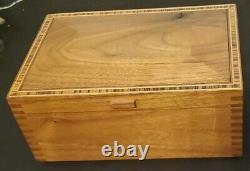 30 Note RHYMES Music Jewelry Box Inlaid Wood Dovetails Lara's Theme (Dr Zhivago)