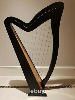 36 String Irish Harp with Levers by Gear4Music Brand new in delivery box