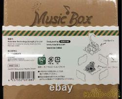 3D Wood Puzzle Music Box Model No. Tsukuru no Amida AM306 Crescent Moon Co