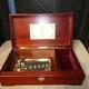 489 Sankyo Orpheus Music Box With Wooden Storage