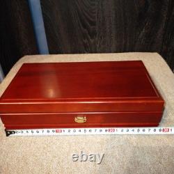 489 Sankyo Orpheus Music Box With Wooden Storage