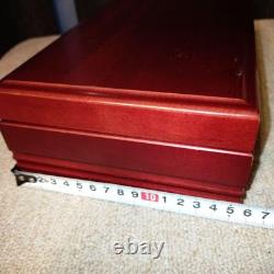 489 Sankyo Orpheus Music Box With Wooden Storage