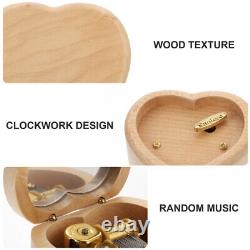 7x Desktop Decoration Box Wooden Box Wood Jewelry Box