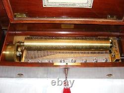 8-AIR MUSIC BOX IN EXCELLENT CONDITION RESTORED BY KEITH HARDING c. 1880s