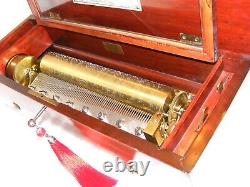 8-AIR MUSIC BOX IN EXCELLENT CONDITION RESTORED BY KEITH HARDING c. 1880s