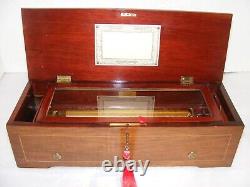 8-AIR MUSIC BOX IN EXCELLENT CONDITION RESTORED BY KEITH HARDING c. 1880s