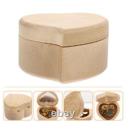 8x Wood Jewelry Box Anniversary Birthday Gift Desktop Decoration