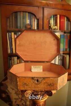 A Rare Antique c18th Arte Povera Venetian Box, Music & Arts