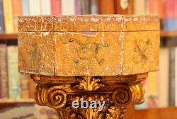 A Rare Antique c18th Arte Povera Venetian Box, Music & Arts