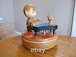 ANRI Italy Peanuts Schroeder Leitmotiv Kaiserkonzert 5 Wood Music Box 1968