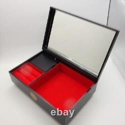 Accessory Case Music Box 16 Chrysanthemum Flower Gold Lacquer 1996