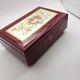 Accessory Case Music Box 16 Chrysanthemum Flower Metal Engraving