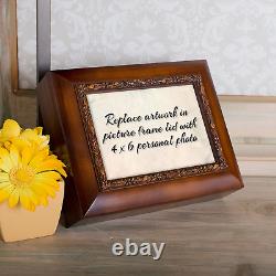 Always Remember the Love Once Shared Woodgrain Embossed Ashes Bereavement Urn Bo