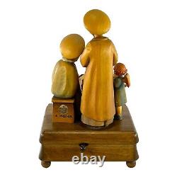 Anri Holy Night Nativity Family Nativity Music Box #514/1850 E. Mussner