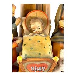 Anri Holy Night Nativity Family Nativity Music Box #514/1850 E. Mussner