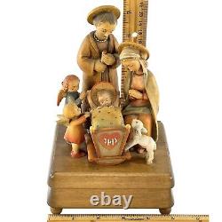 Anri Holy Night Nativity Family Nativity Music Box #514/1850 E. Mussner