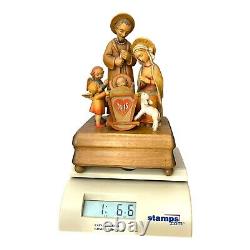 Anri Holy Night Nativity Family Nativity Music Box #514/1850 E. Mussner