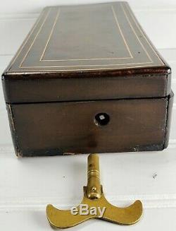 Antique 4-Air Swiss Fine 78 Tooth Cylinder Music Box c. 1800s