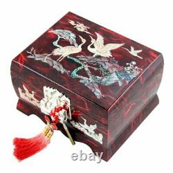 Antique Alive Jewelry Box Bird Jewelry Music Box