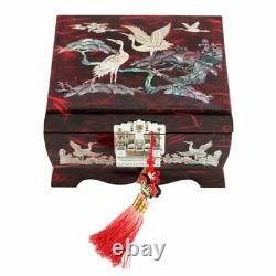 Antique Alive Jewelry Box Bird Jewelry Music Box