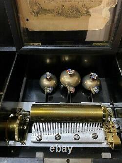 Antique Bells In Sight Music Box
