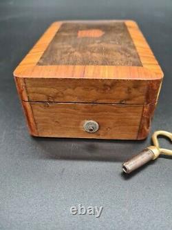 Antique Cyclinder Music Box by C. Paillard & Cie, Switzerland, 1860s