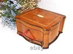 Antique Disc Playing Serpenine Music Box By Polyphon Plus 18 Discs
