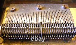 Antique Disc Playing Serpenine Music Box By Polyphon Plus 18 Discs