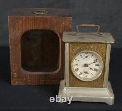 Antique Japan music box clock 1905 partly working Seiko craft