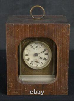 Antique Japan music box clock 1905 partly working Seiko craft