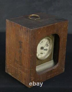 Antique Japan music box clock 1905 partly working Seiko craft