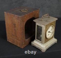 Antique Japan music box clock 1905 partly working Seiko craft