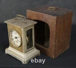 Antique Japan music box clock 1905 partly working Seiko craft