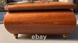Antique MJ Hummel Music Box Handcrafted plays Raindrops keep falling on My head