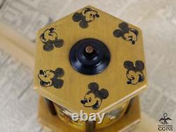 Antique Music Wood Box & Cigarette/Cigar Holder Tom & Jerry, Mickey, Donald Duck