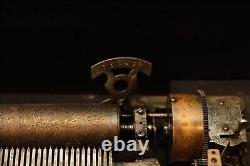 Antique Old Vintage Swiss Cylinder Music Box Working See Pictures & Video