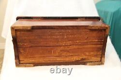 Antique Old Vintage Swiss Cylinder Music Box Working See Pictures & Video