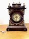 Antique Small? Wood Clock With Music Box Working