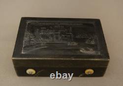 Antique Swiss Musical Snuff Box Early 19th Century