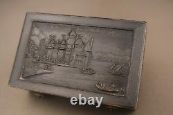 Antique Swiss Musical Snuff Box Early 19th Century